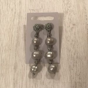 Liza’s Jewellery Silver Triple Bauble Earrings